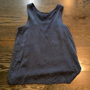 Quince Washable Silk Navy Pajama Top